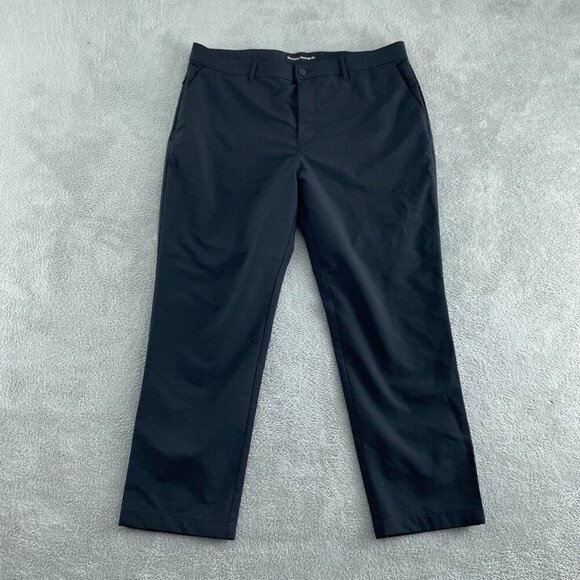 Banana Republic Mens Black Polyester Pants 40x29 5374 - Picture 1 of 10